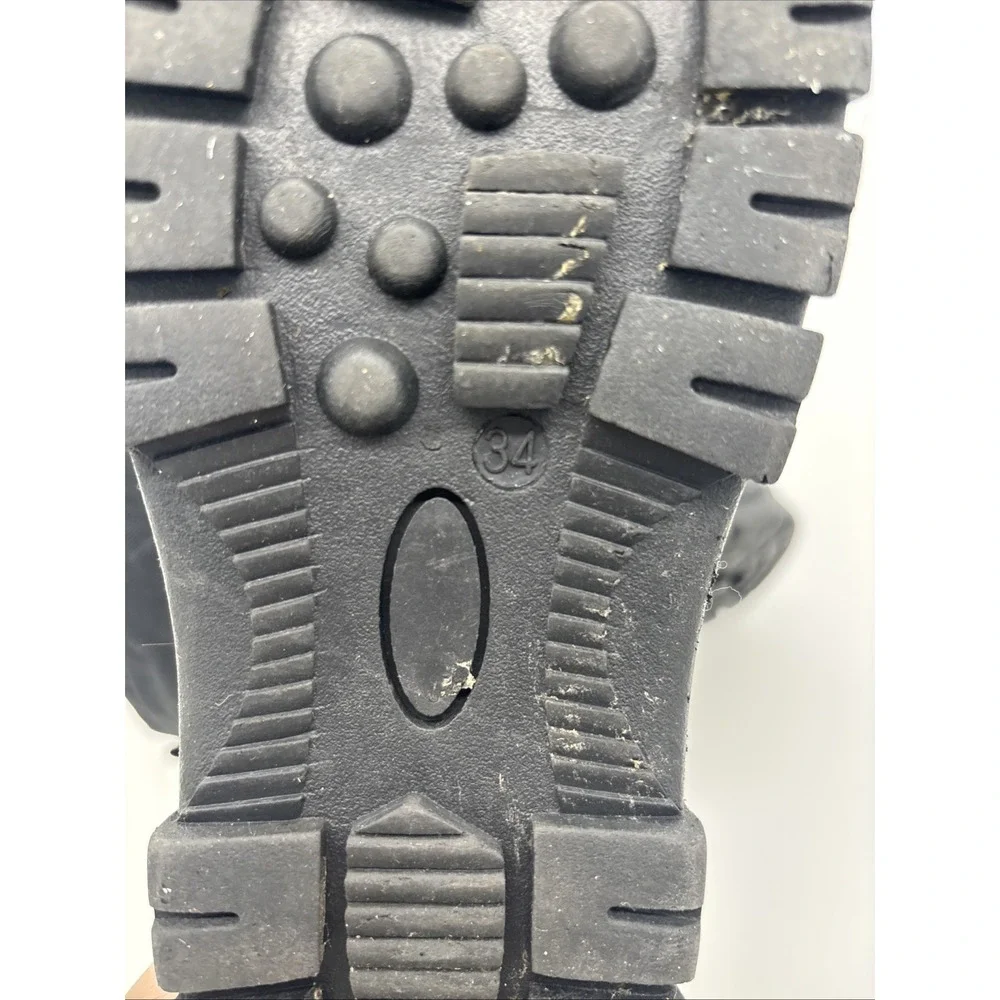 Merence‎ Black Boys Snow Boots. Eu 34 .Size2.5/3
